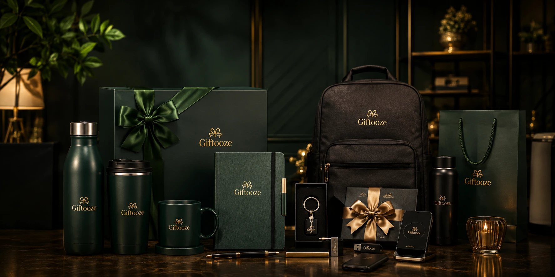 Premium branded corporate gift set
