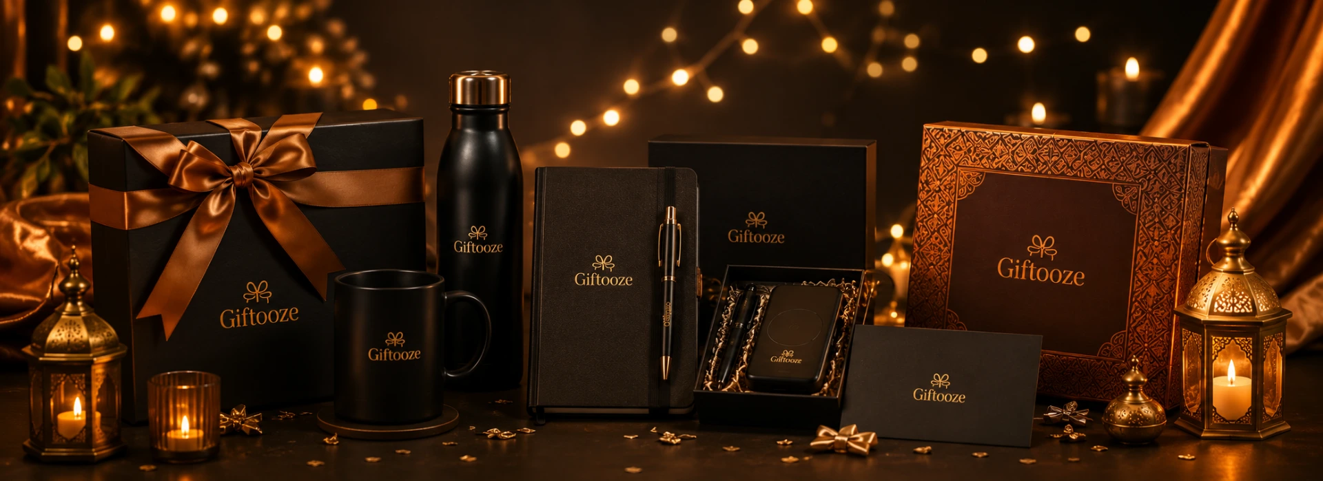 Festive branded corporate gift hampers